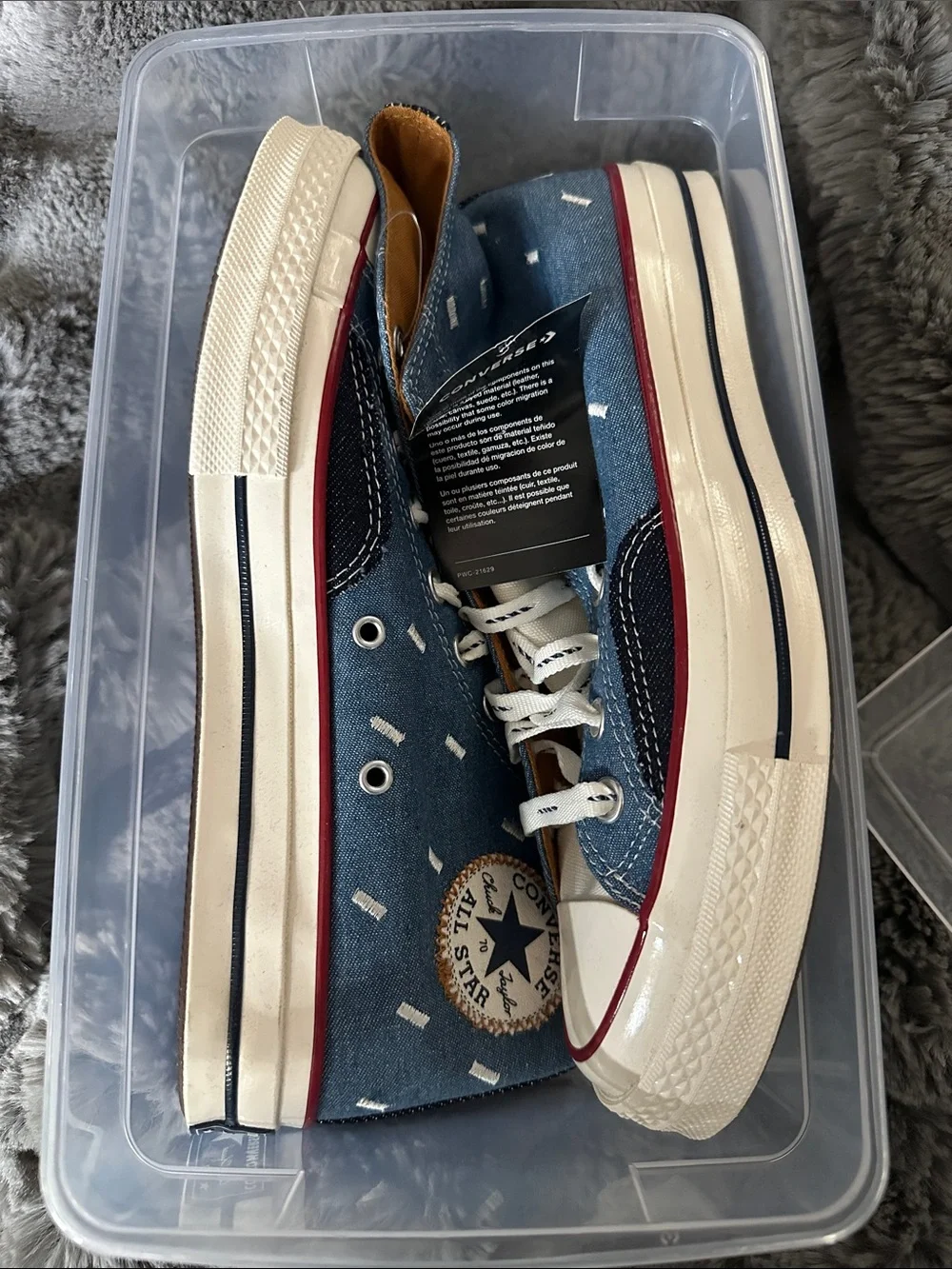 Converse: Indigo (Denim) Boro Chuck 70